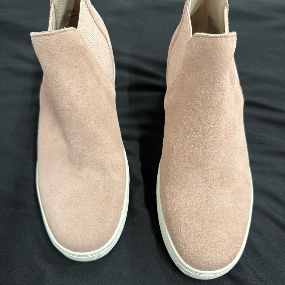 Steve Madden Pink Ankle Boots Slip-On with Elastic Opening